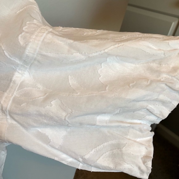 Mossimo Women's Plus Size White Cotton Top - Picture 5 of 6